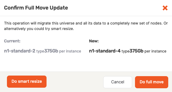 Smart resize dialog Smart resize dialog